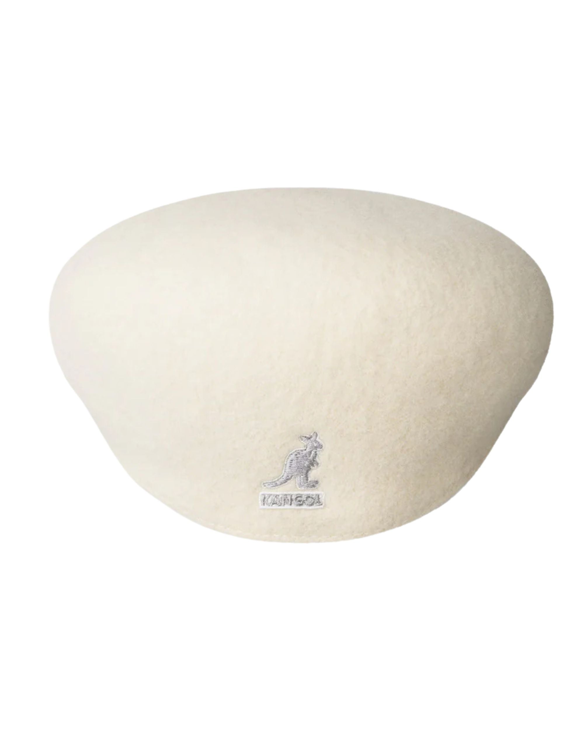 Kangol Cappello Coppola 504 Iconico in Lana Bianco Unisex