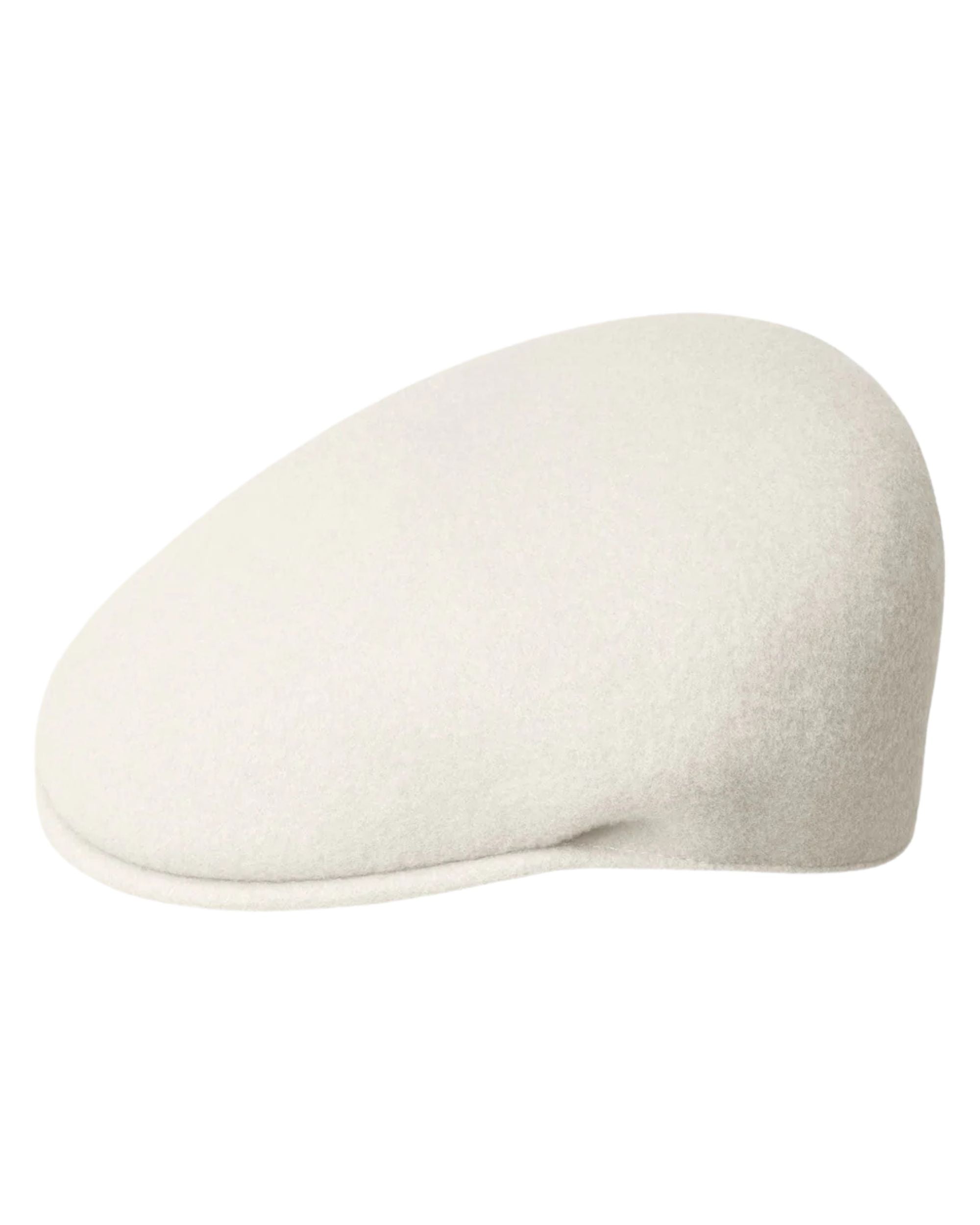 Kangol Cappello Coppola 504 Iconico in Lana Bianco Unisex