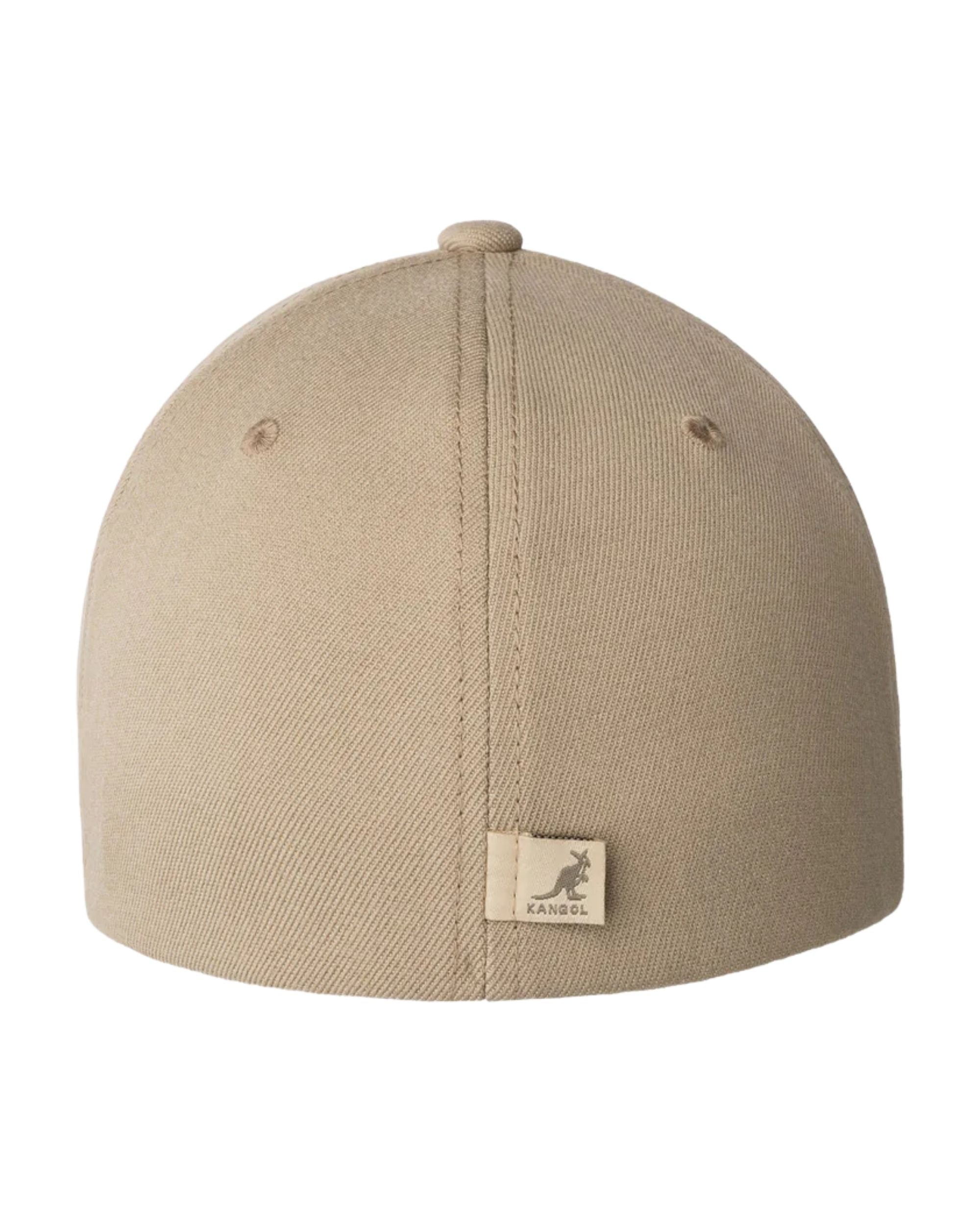 Kangol Cappello Wool Flexit Baseball in Acrilico Anallergico Beige Unisex