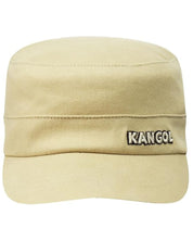Kangol Cappello Army Cap in Cotone con Tasca Nascosta Beige Unisex