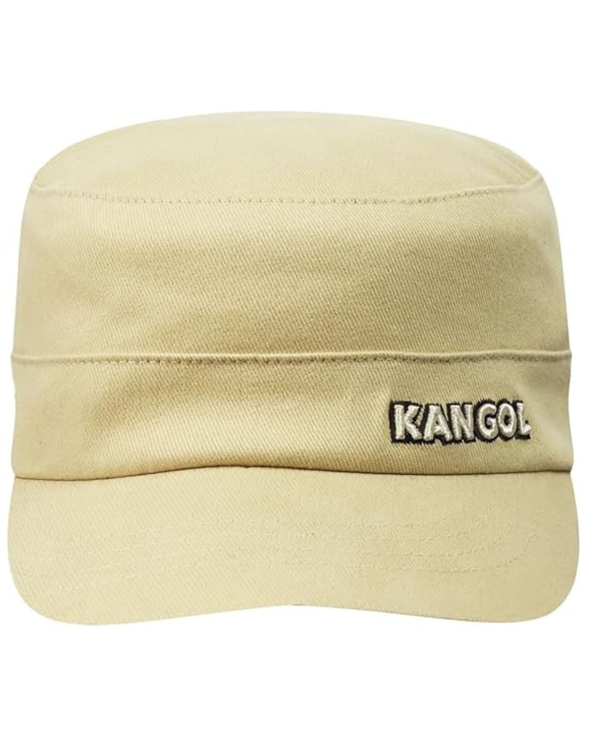 Kangol Cappello Army Cap in Cotone con Tasca Nascosta Beige Unisex