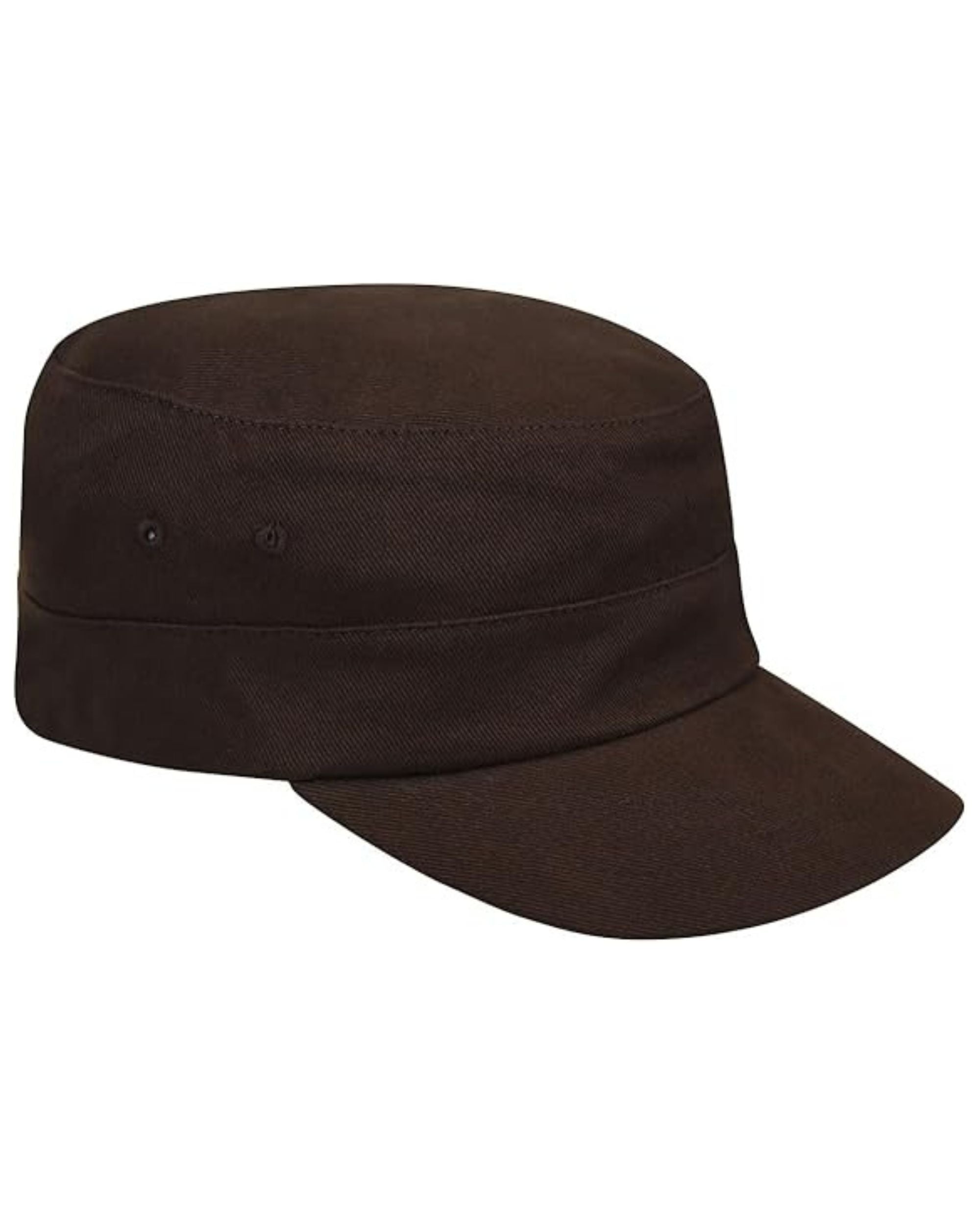 Kangol Cappello Army Cap in Cotone con Tasca Nascosta Marrone Scuro Unisex