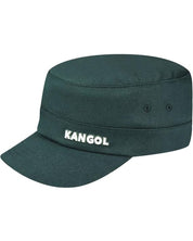 Kangol Cappello Army Cap in Cotone con Tasca Nascosta Verde Pino Unisex