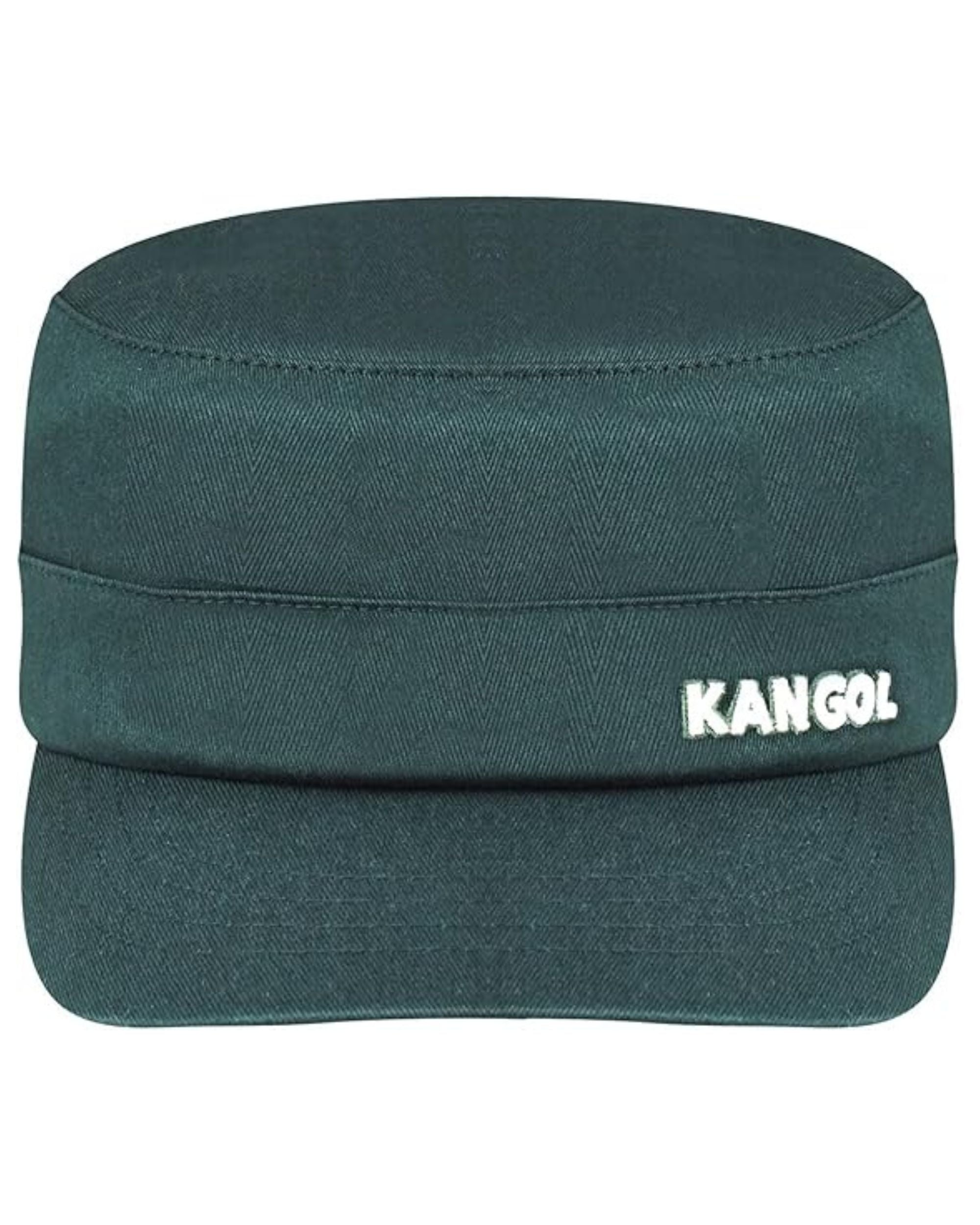Kangol Cappello Army Cap in Cotone con Tasca Nascosta Verde Pino Unisex