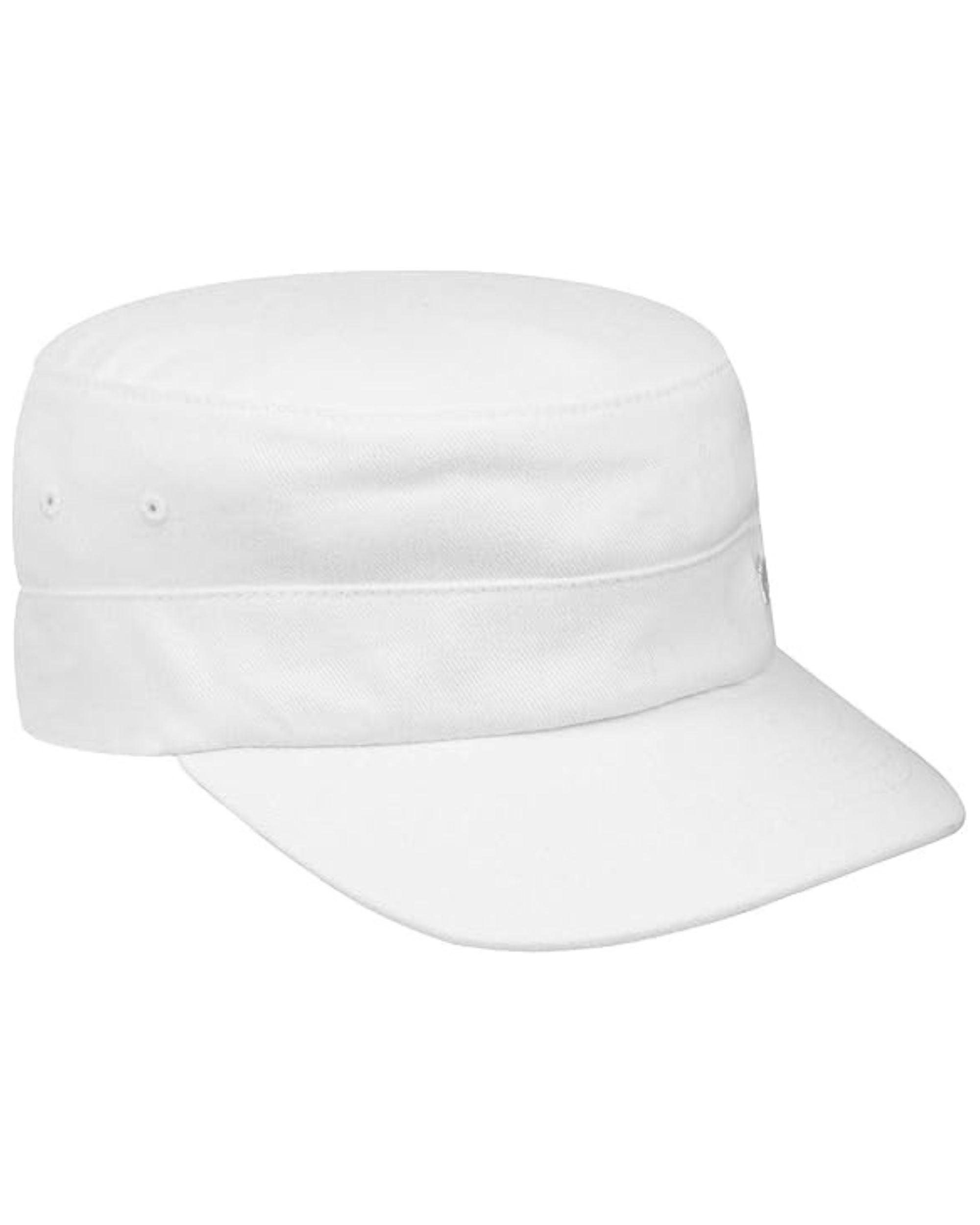 Kangol Cappello Army Cap in Cotone con Tasca Nascosta Bianco Unisex
