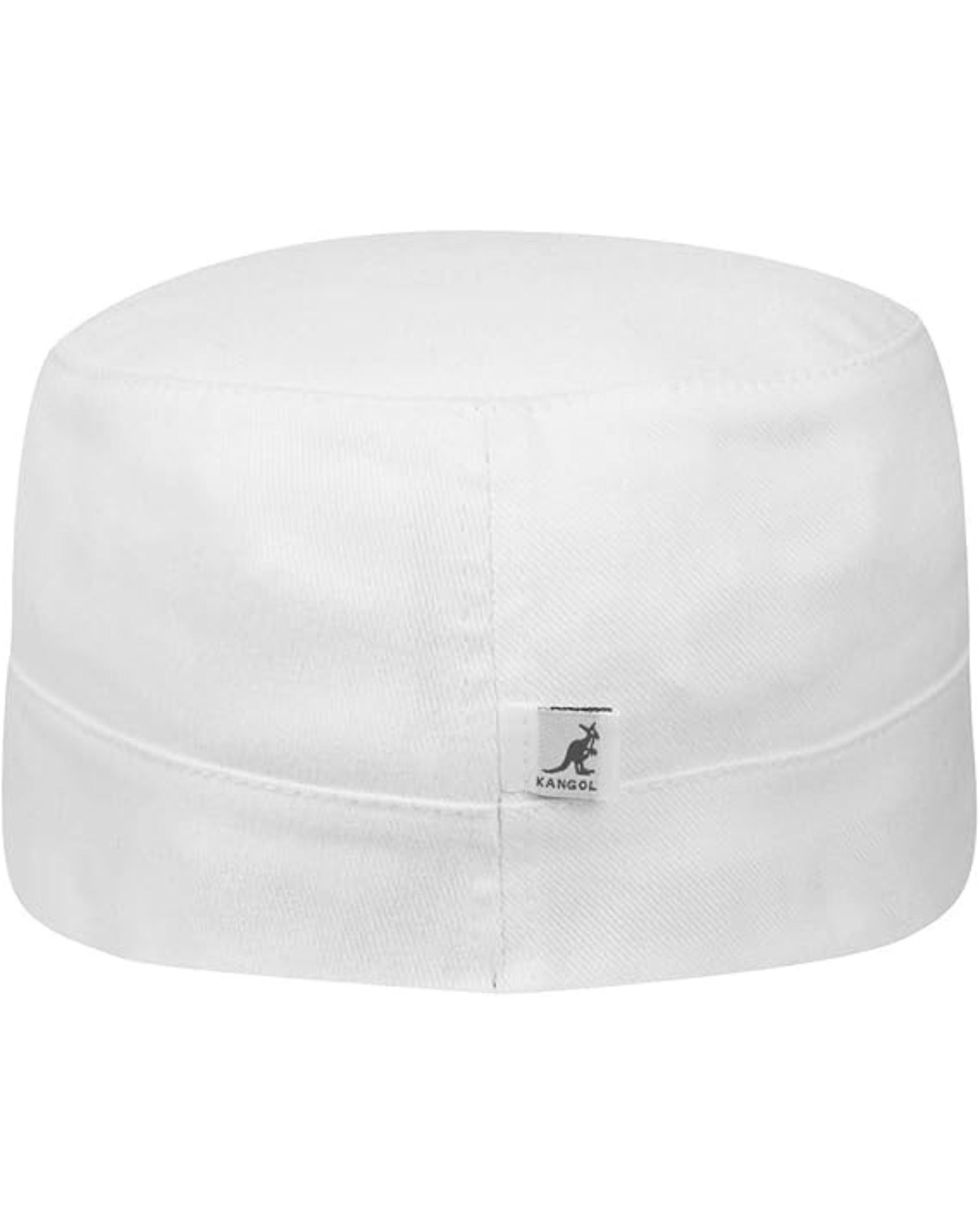 Kangol Cappello Army Cap in Cotone con Tasca Nascosta Bianco Unisex
