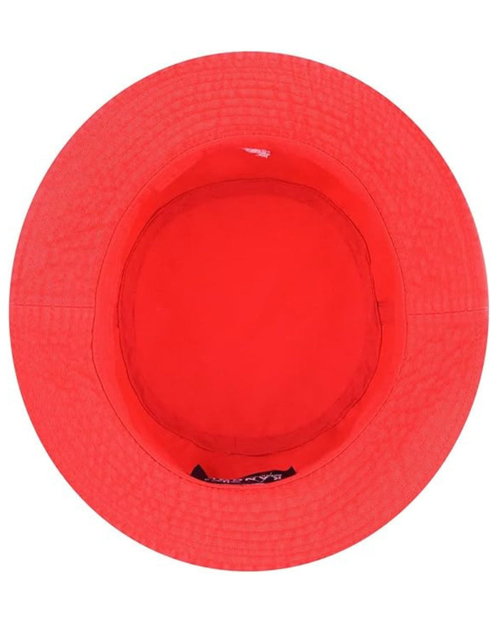 Kangol Cappello Pescatore Washed Bucket in Cotone Rosso Ciliegia Unisex 3