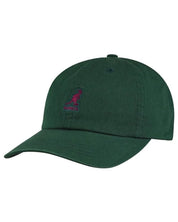 Kangol Cappellino Washed Baseball in Cotone Verde Alga Unisex