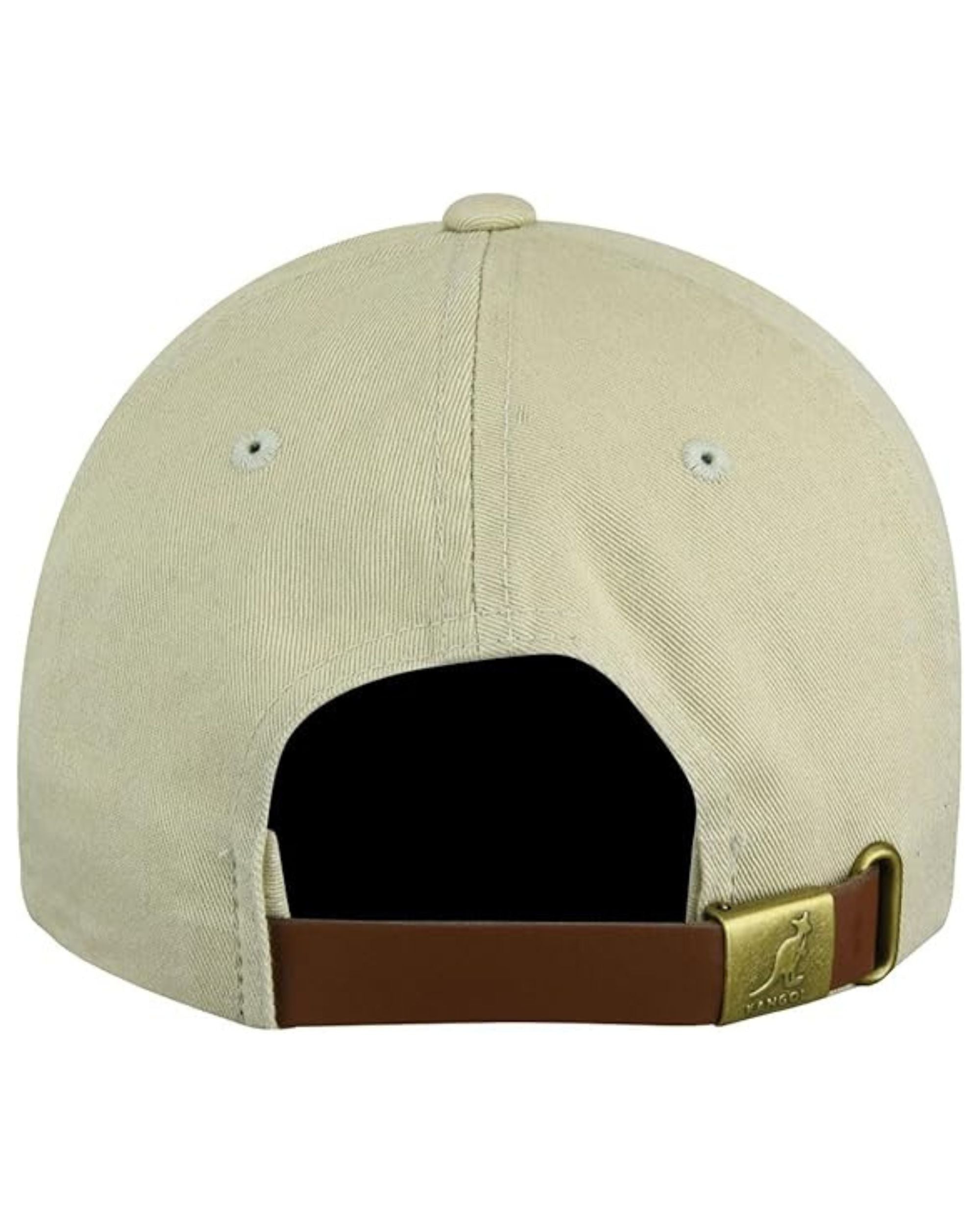 Kangol Cappellino Washed Baseball in Cotone Verde Khaki Unisex