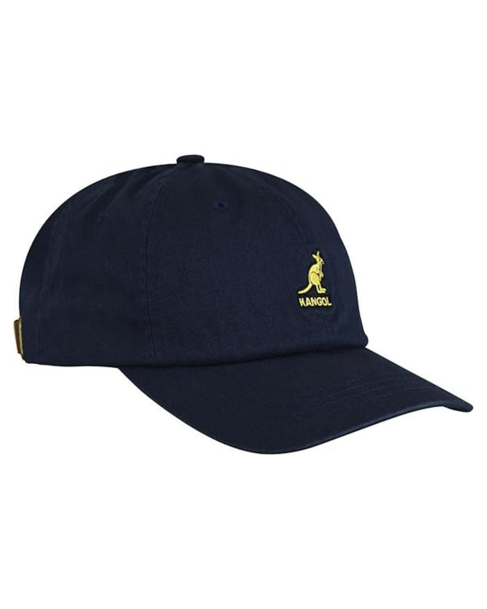 Kangol Cappellino Washed Baseball in Cotone Blu Navy Unisex 3