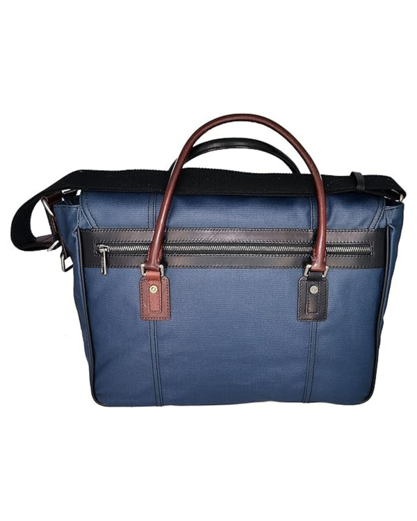 La Martina Messenger Work Bag Oak Blue Unisex-2