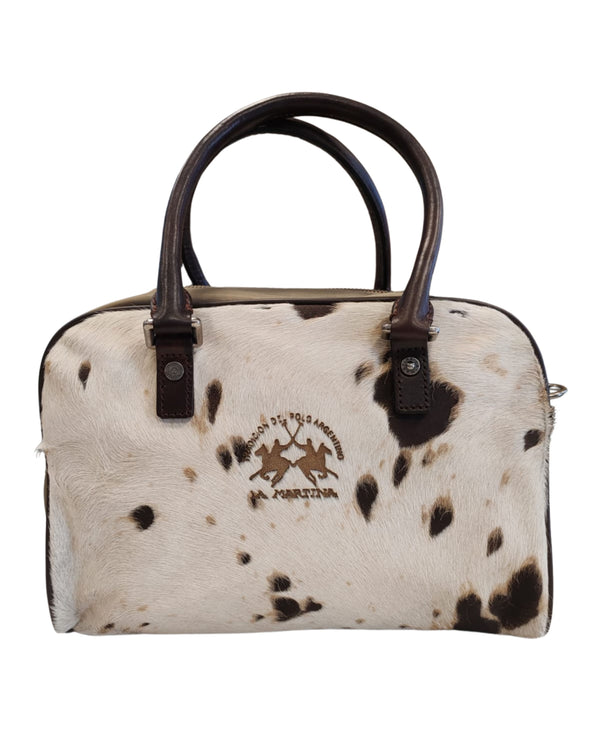 La Martina Borsa Bauletto Rivadavia Grigio Donna