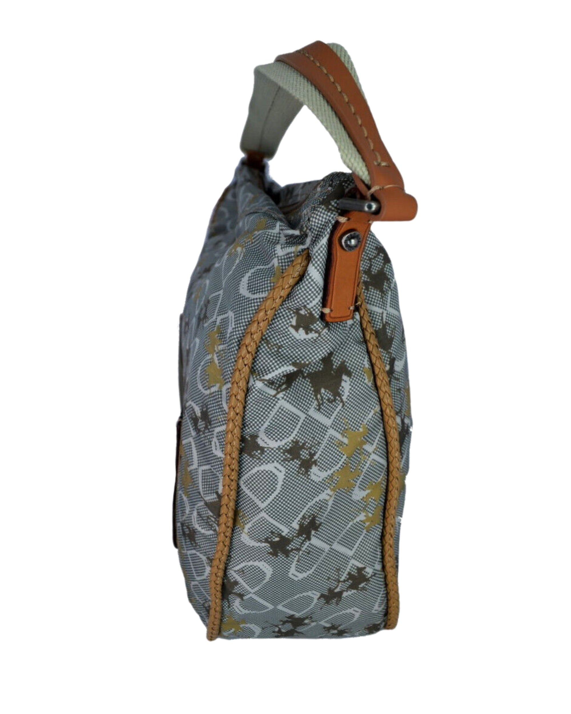 La Martina A Spalla Stampa Fantasia Grigio Donna