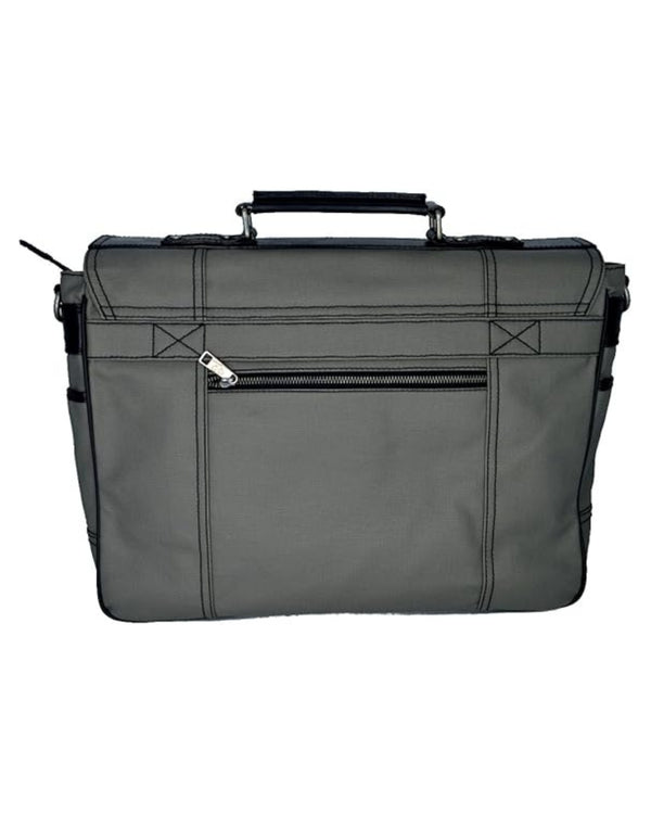 La Martina Briefcase Work Bag Grey Unisex-2