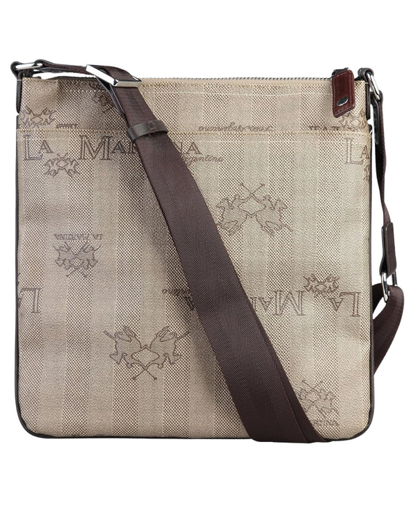 La Martina Borsa Body Bag Crossover Beige Unisex