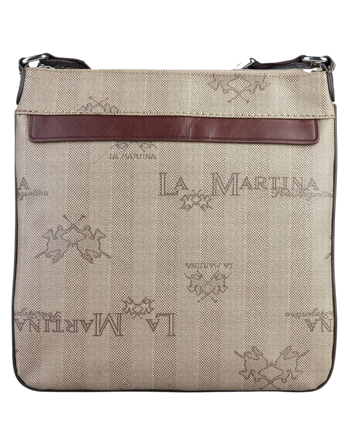 La Martina Borsa Body Bag Crossover Beige Unisex 2