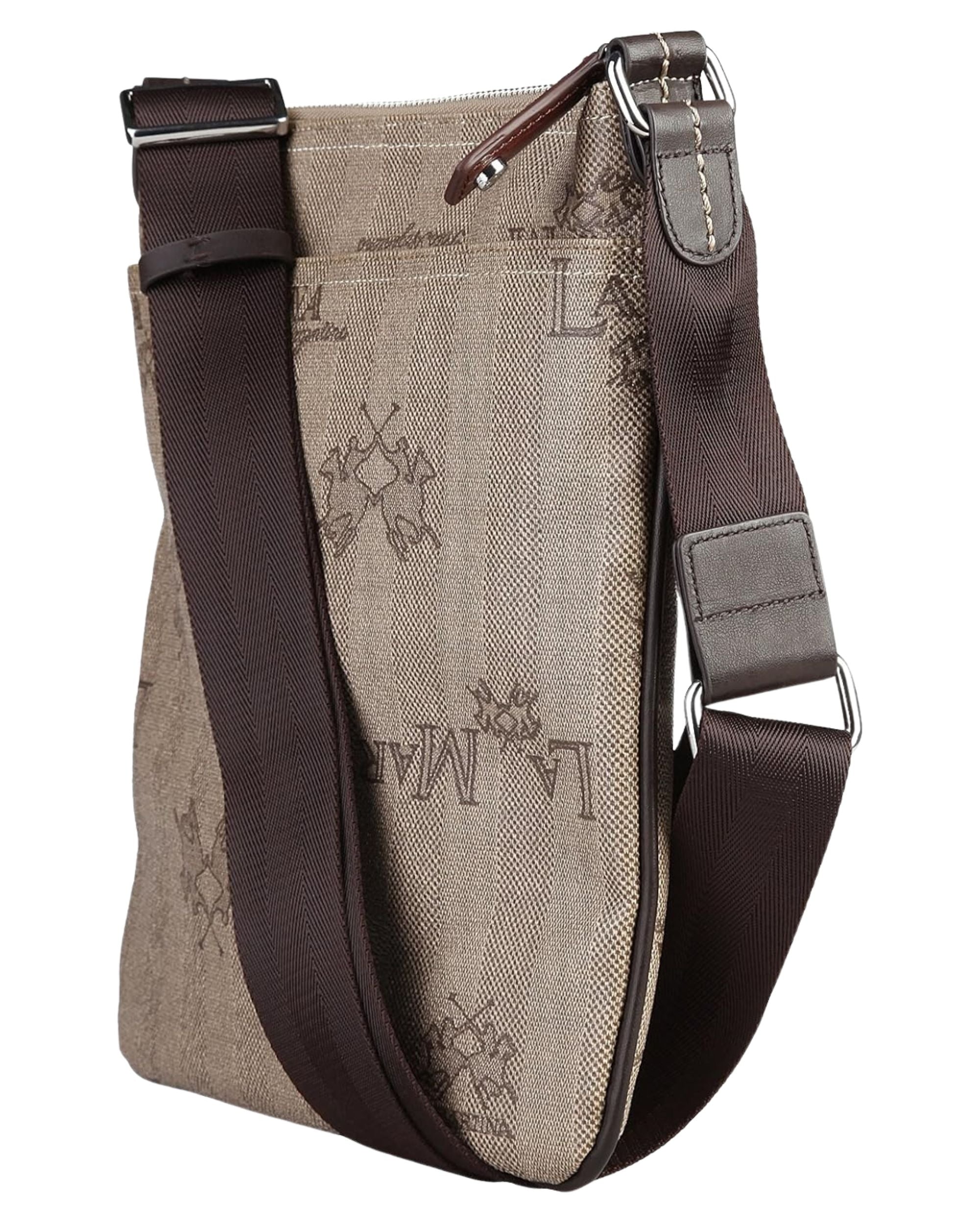 La Martina Borsa Body Bag Crossover Beige Unisex