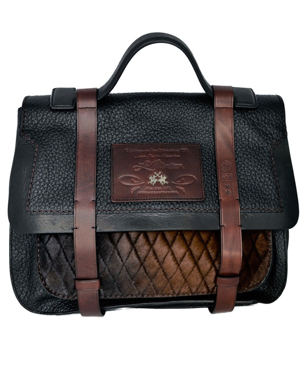 La Martina Messenger Work La Plata Black Unisex