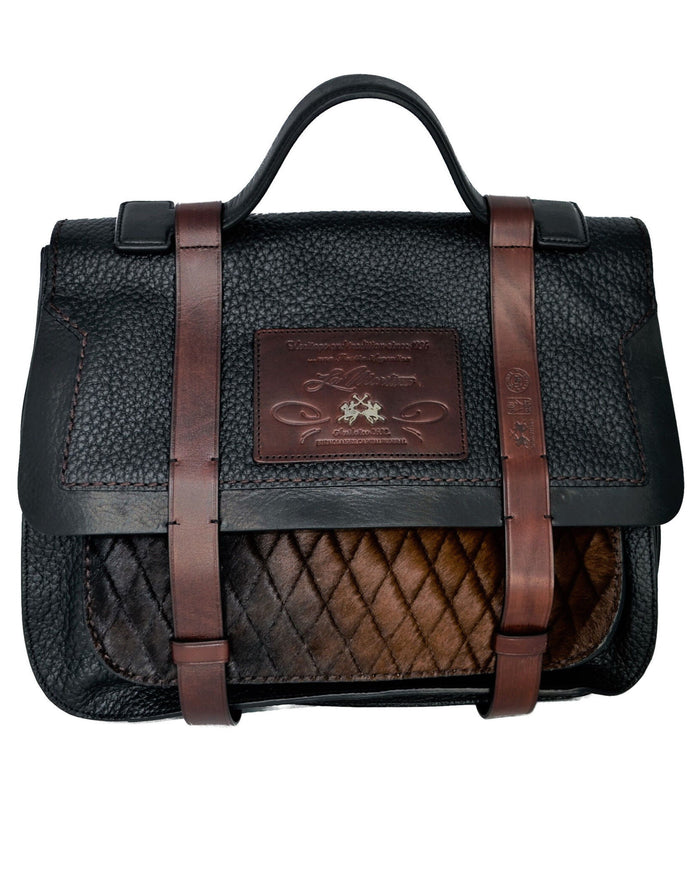 La Martina Messenger Work La Plata Black Unisex 1