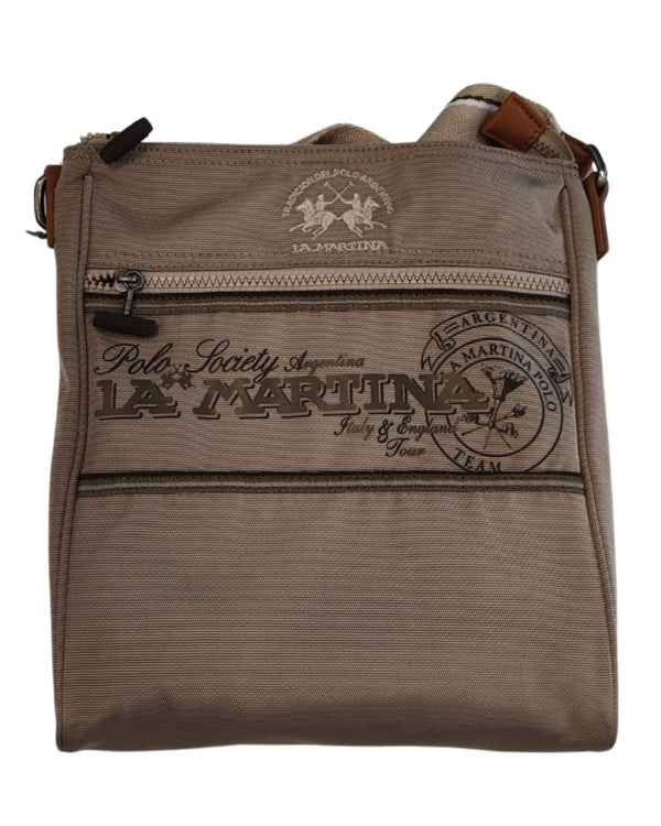 La Martina Messenger Bag Beige Unisex