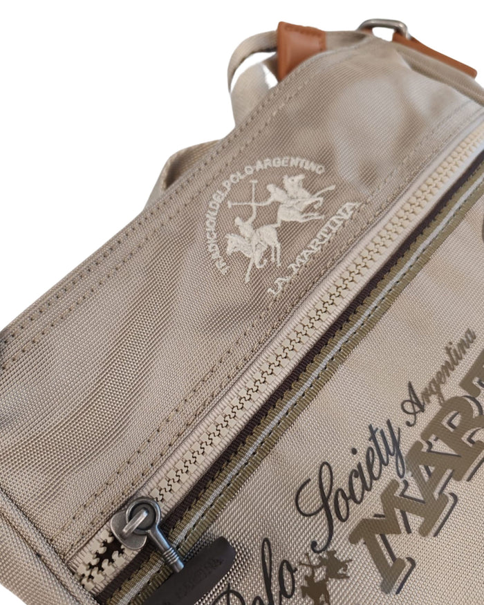 La Martina Messenger Bag Beige Unisex 3