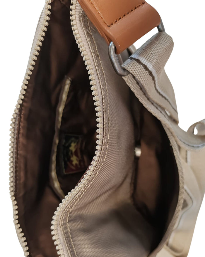 La Martina Messenger Bag Beige Unisex 4