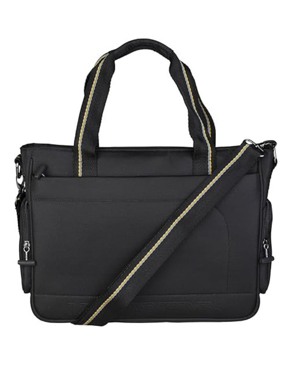 La Martina Briefcase With Shoulder Strap Black Unisex