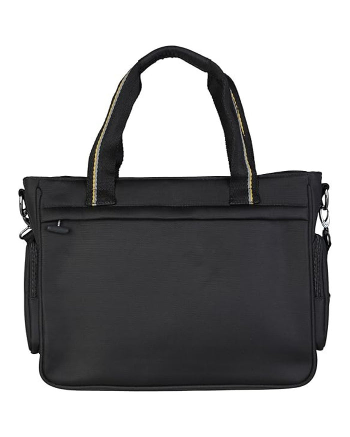 La Martina Briefcase With Shoulder Strap Black Unisex 2