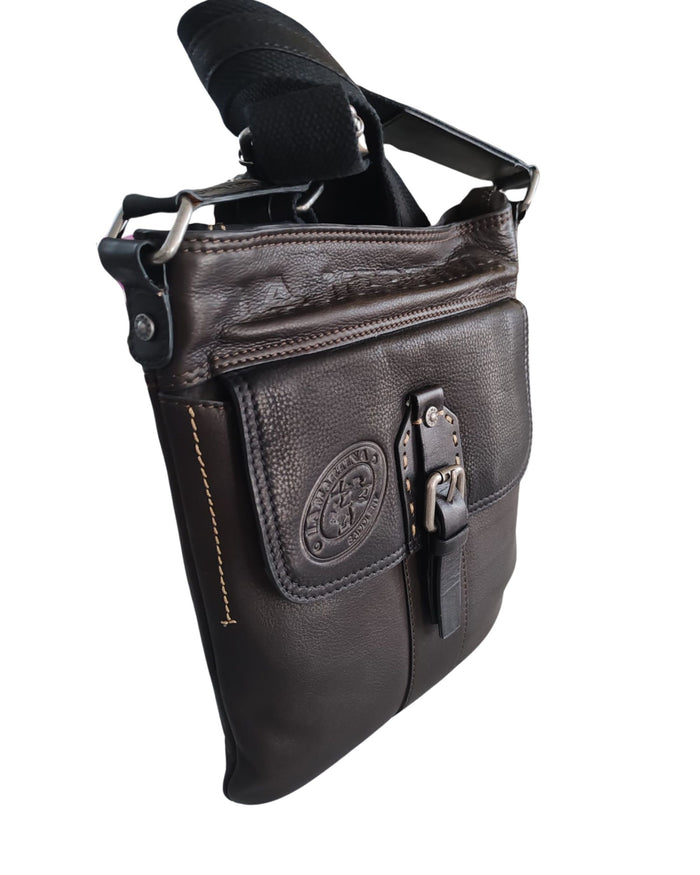 La Martina Mendeza Shoulder Bag With External Pocket Black Men 3