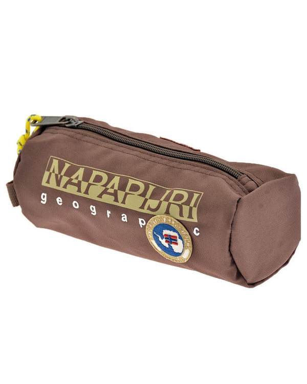 Napapijri Men Women Zip 22x9x9 Cm Brown Unisex