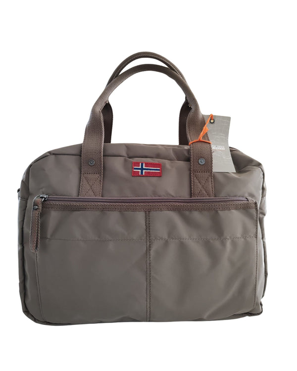 Napapijri Men Women Zip 38x14x29 Cm Laptop Bag Hel Beige Unisex