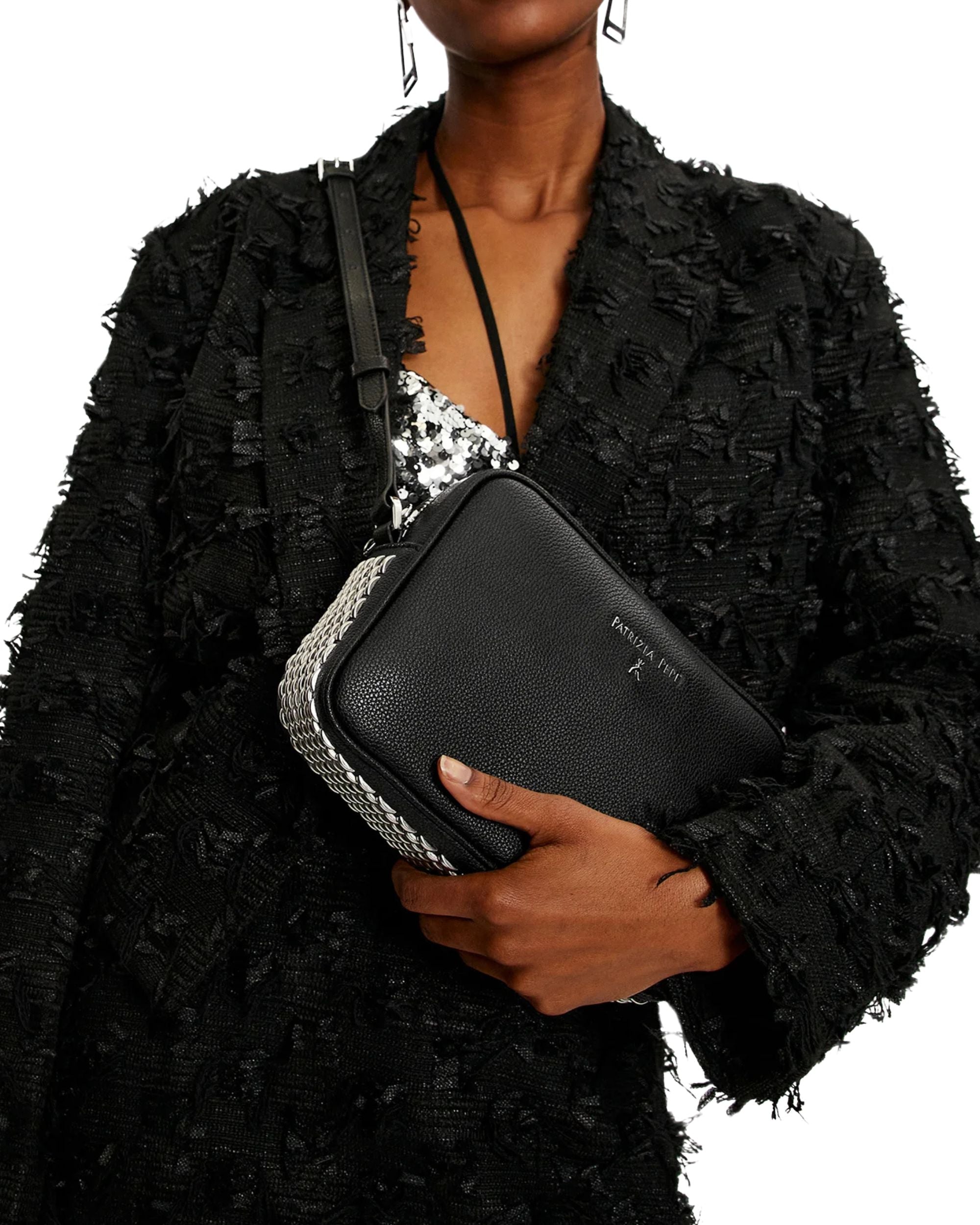 Patrizia Pepe Pelle Made In Italy Nero Donna