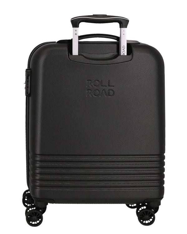 Roll Road Valigia Cabina 4 Ruote India 55cm Nero Unisex-2