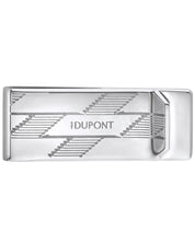S.t.dupont fermasoldi money clip Monogram 1872 52x20 Cm Acciaio Argento 003543