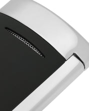 S.T. Dupont Accendino Ricaricabile Minijet Nero Argento Unisex