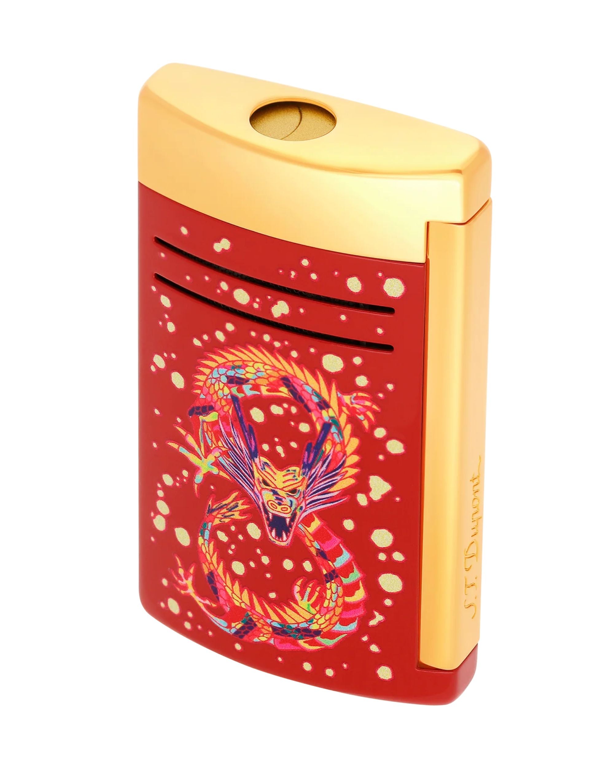 S.t.dupont accendino Maxijet Limited Edition Collector Dragon Viola 020176
