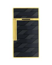 S.t.dupont accendino 025079 BQ BIGGY Black Monogram Nero uomo donna