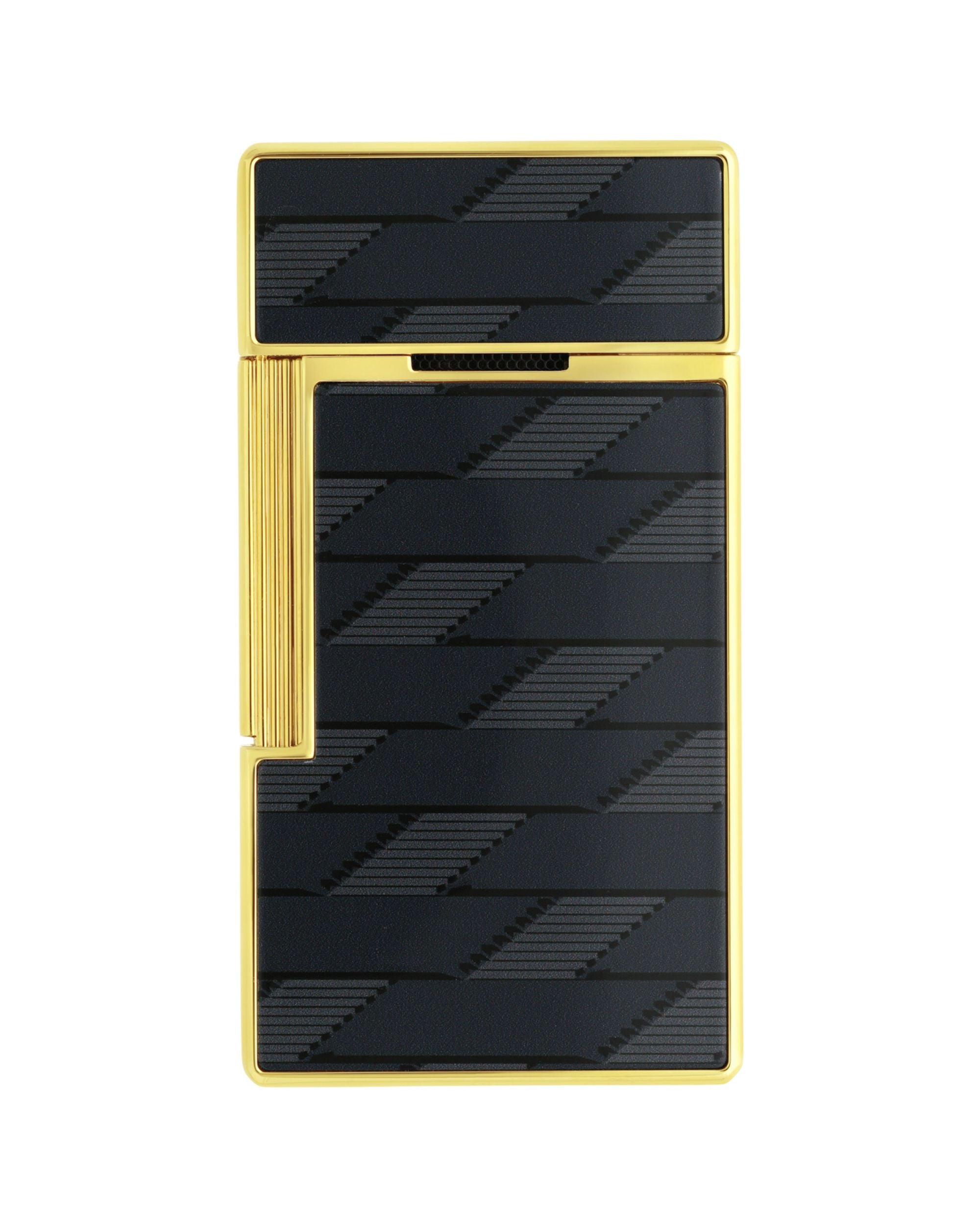 S.t.dupont accendino 025079 BQ BIGGY Black Monogram Nero uomo donna