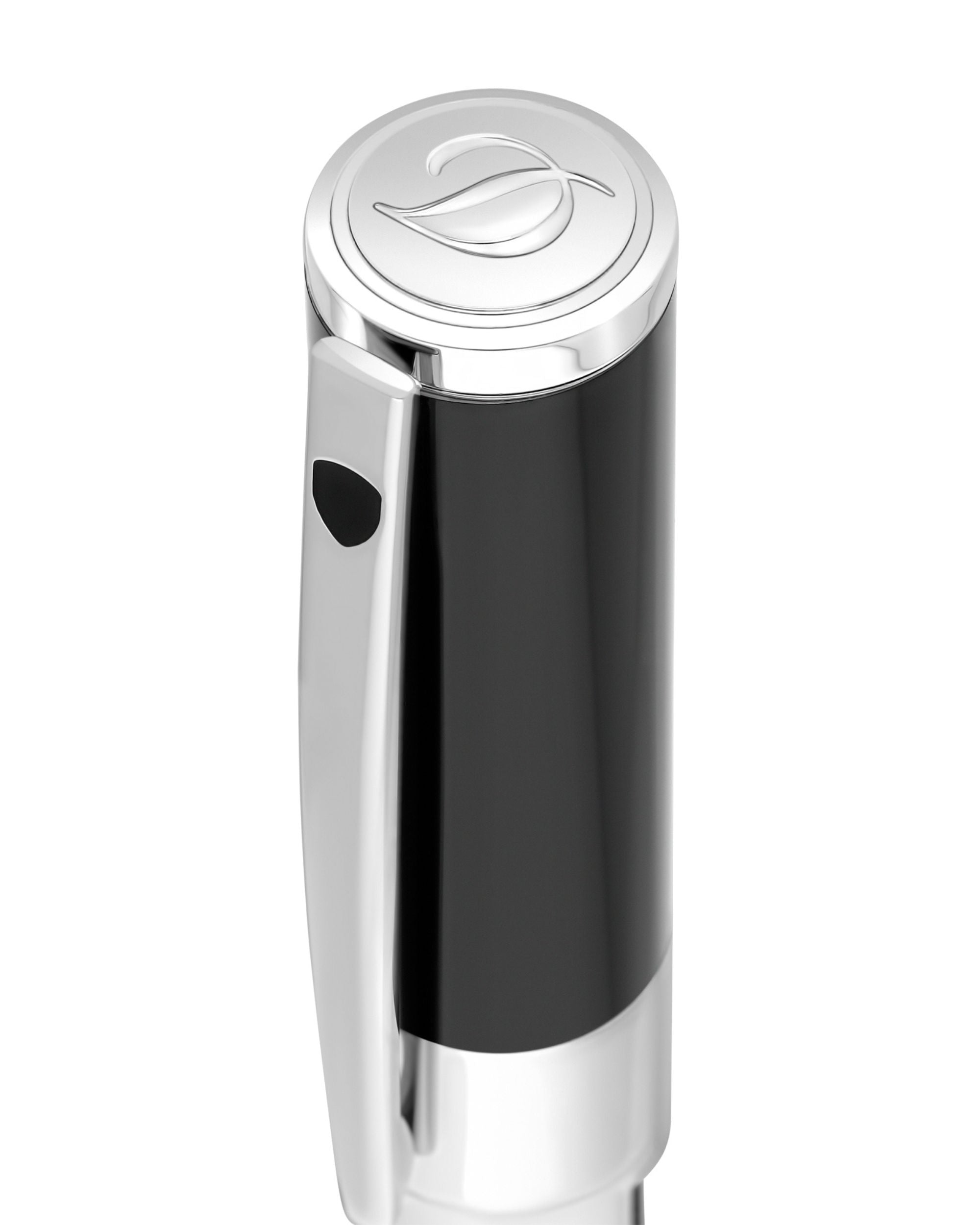 S.t.dupont Penna stilografica D-Initial nero e cromo uomo donna 260203