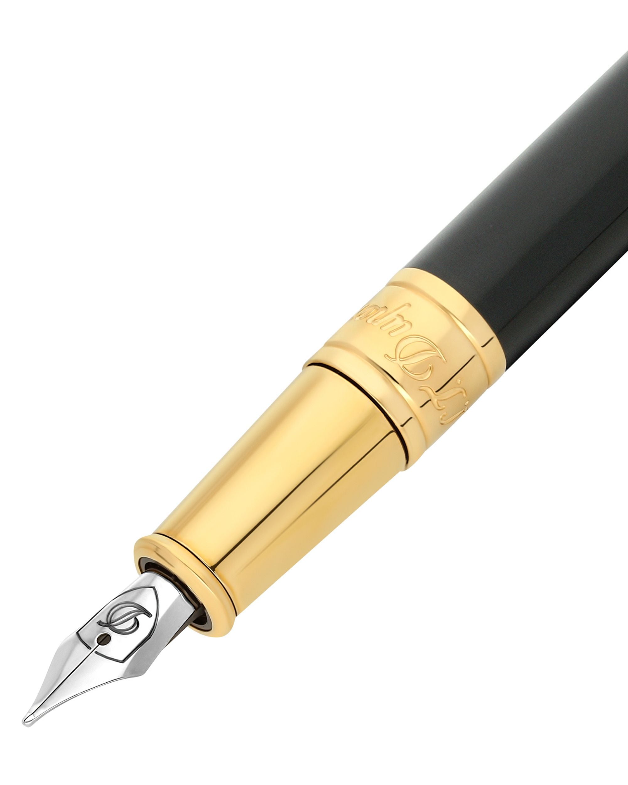 S.t.dupont Stilografica Piuma Metallo 14x1.3 Nero Unisex