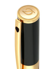 S.t.dupont Stilografica Piuma Metallo 14x1.3 Nero Unisex