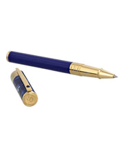 S.t.dupont Penna Roller 'koi Fish' Con Finiture In Oro Blu Unisex