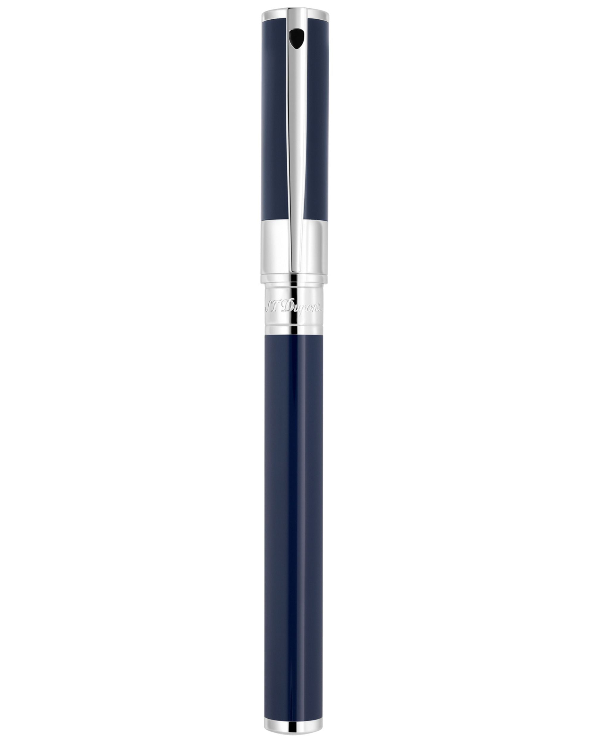 S.t.dupont Penna Cromo Blu 262205 INITIAL ROLLER