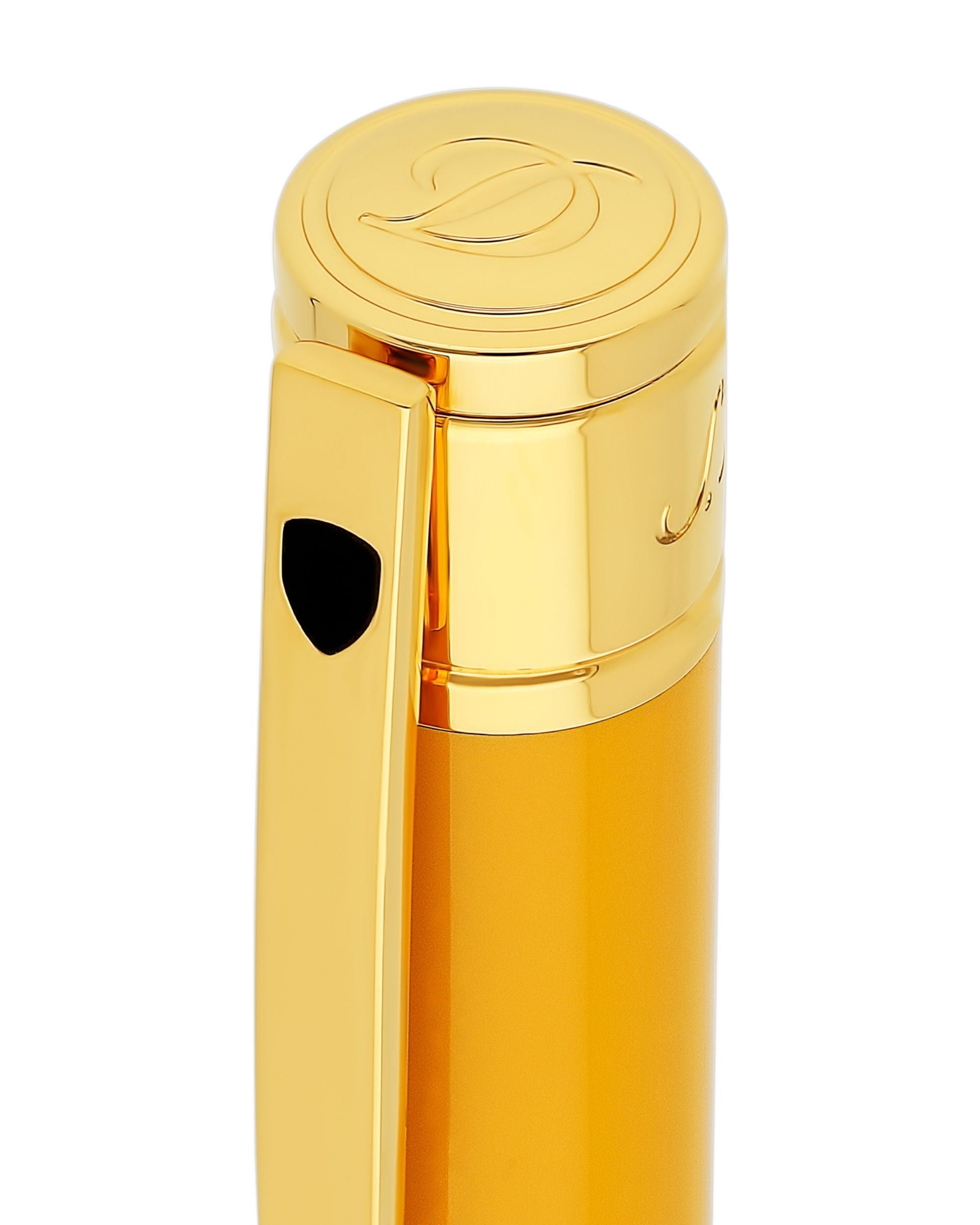 S.t.dupont Penna A Sfera Dragon Finiture Dorate Giallo Unisex