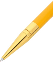S.t.dupont Penna A Sfera Dragon Finiture Dorate Giallo Unisex