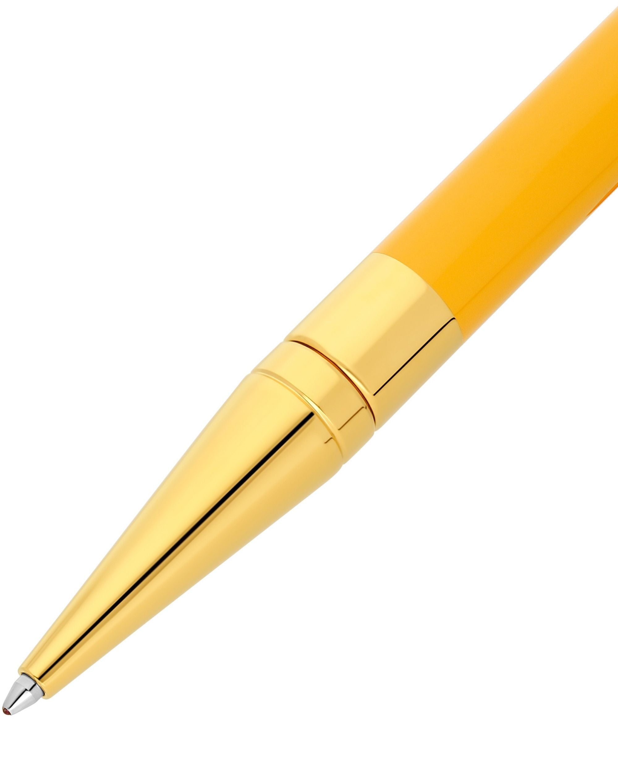 S.t.dupont Penna A Sfera Dragon Finiture Dorate Giallo Unisex