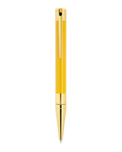S.t.dupont Penna A Sfera Dragon Finiture Dorate Giallo Unisex