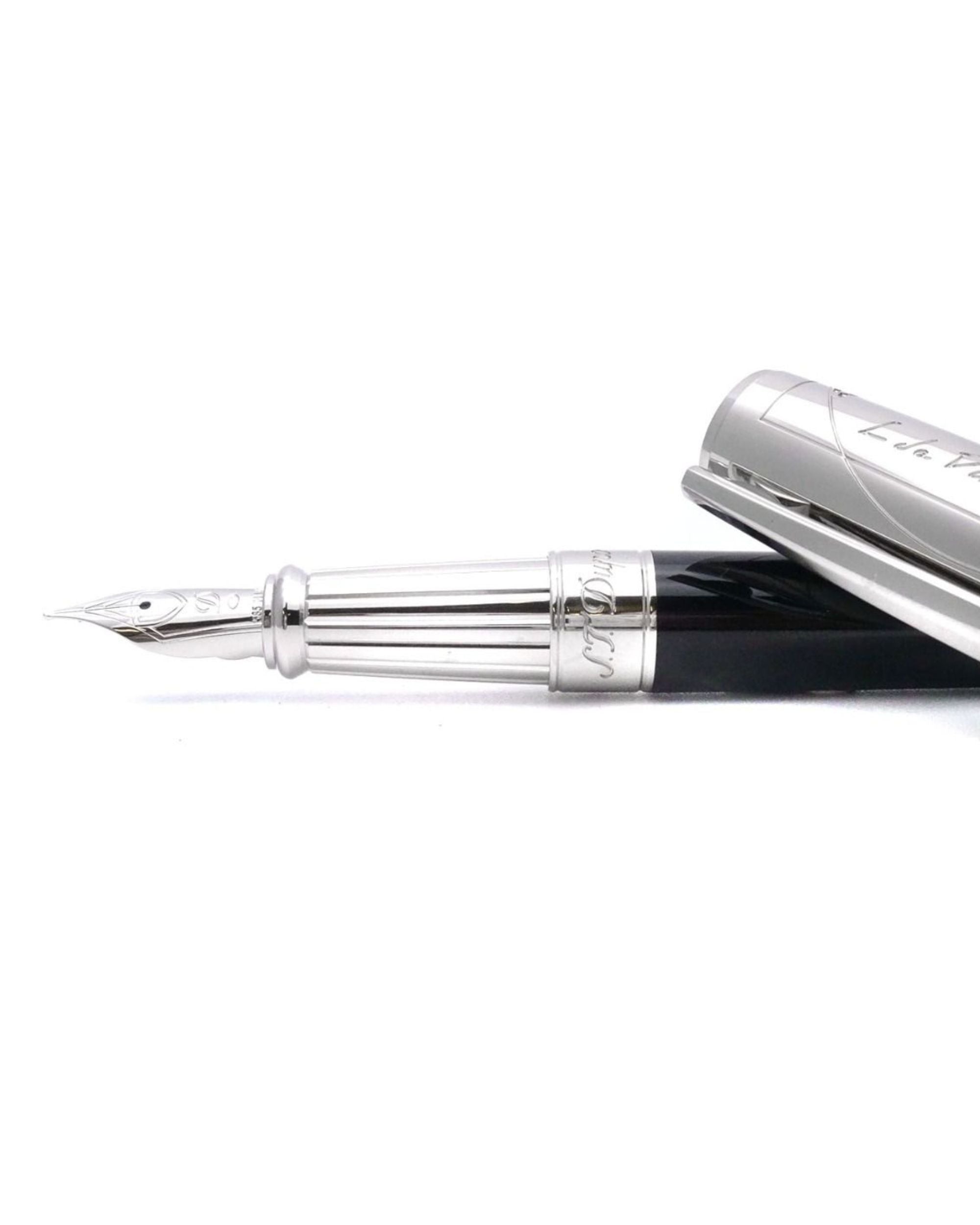 S.t.dupont Stilografica Line D 'uomo Vitruviano' Nero Unisex