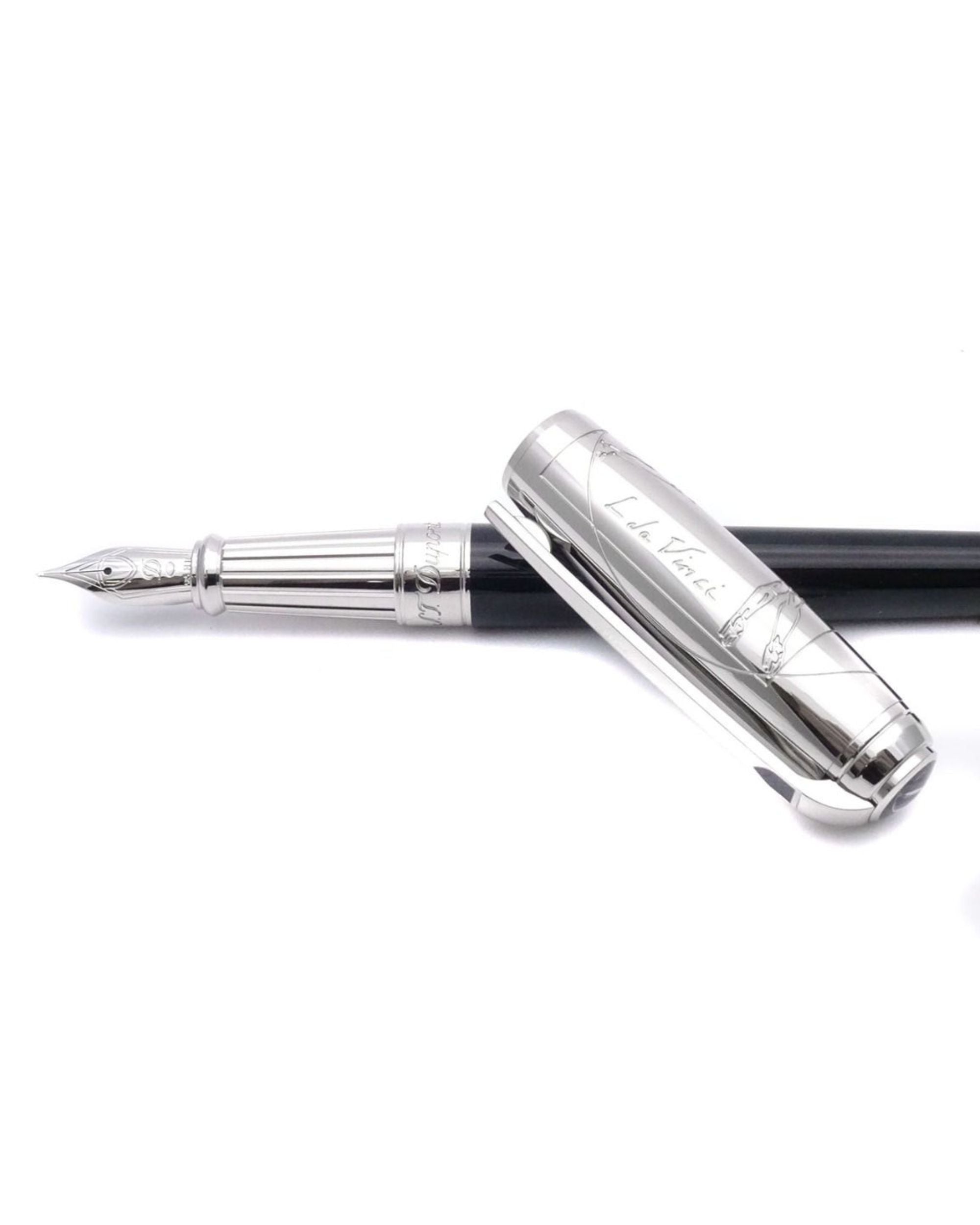 S.t.dupont Stilografica Line D 'uomo Vitruviano' Nero Unisex