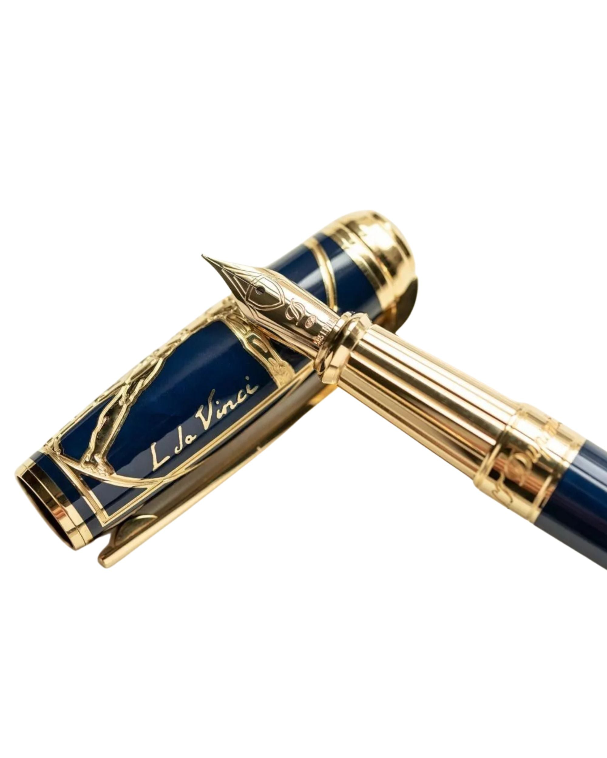 S.t.dupont Stilografica Line D 'uomo Vitruviano' Blu Unisex